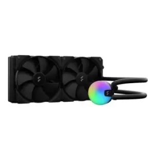 image of Fractal Design Lumen S28 Processor All-in-One liquid cooler 14cm Black