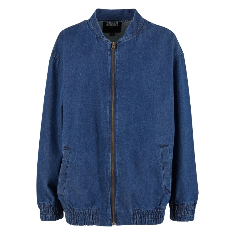 Image of Urban Classics Womens oversized denim jacket Urban Classics Skater Bleu Female S