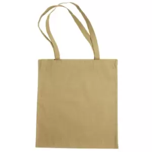 image of Jassz Bags "Beech" Cotton Large Handle Shopping Bag / Tote (One Size) (Winter Wheat)