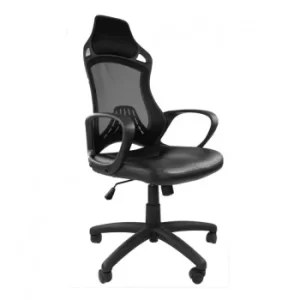 image of Ascot Black Mesh High Back Office Chair