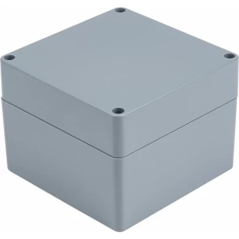 image of 301728 ABS Enclosure IP65 Dark Grey 120x120x90mm - R-tech