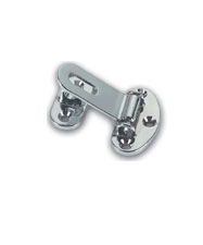Image of Oval Hasps in Brass or Chromium plated