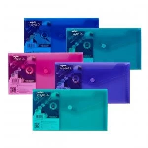 Image of Polyfile Wallet Dl Electra Astd Pack of 5
