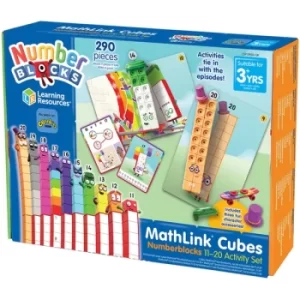 Image of Mathlink Cubes Numberblocks 11-20 Activity Set