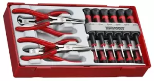 Image of Teng Tools TTMI16 16 Piece Mini Pliers & Screwdriver Set