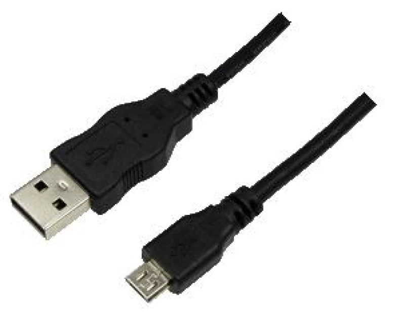 Image of LogiLink 1m USB A-USB Micro B USB cable USB 2.0 Micro-USB B Black