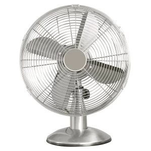 image of Kingfisher Limitless 12" Desk Fan - Chrome