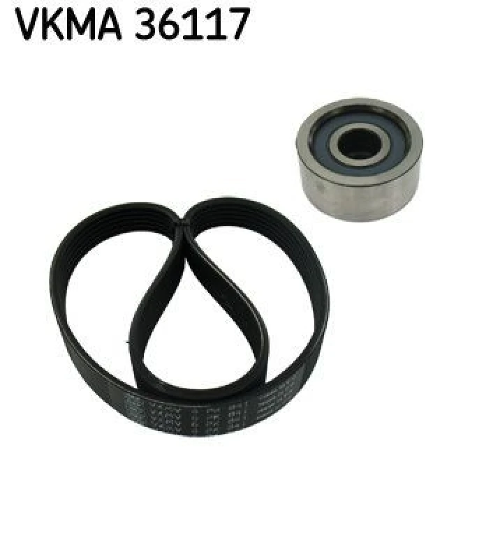 Image of SKF V-Ribbed Belt Set SKF VKMA 36117