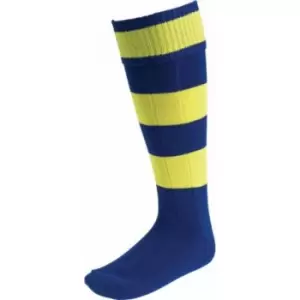 Image of Carta Sport Mens Euro Socks (7 UK-11 UK) (Yellow/Royal Blue)