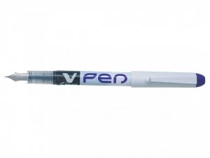 image of Pilot V-Pen Erasable Disposable Fountain Pen Violet PK12