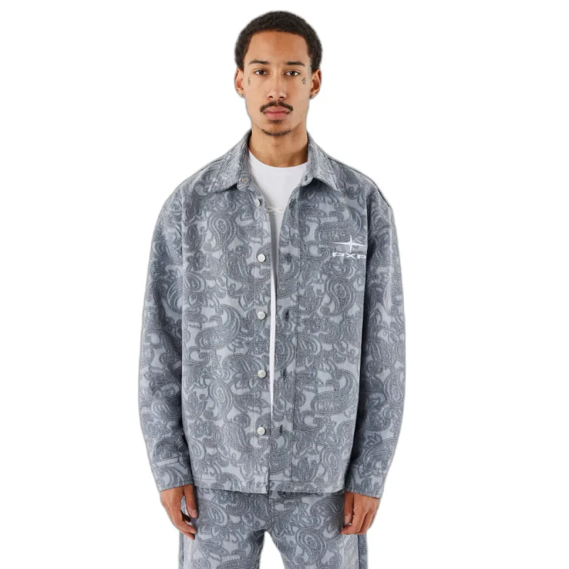 Image of Project X Paris Overshirt Project X Paris Kalash Bleu Male S