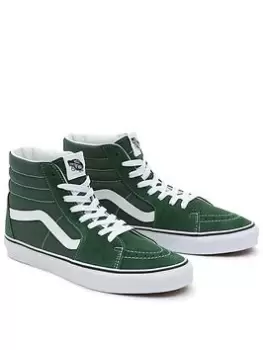 Image of Vans UA SK8-Hi - Green/White, Green/White, Size 9, Men