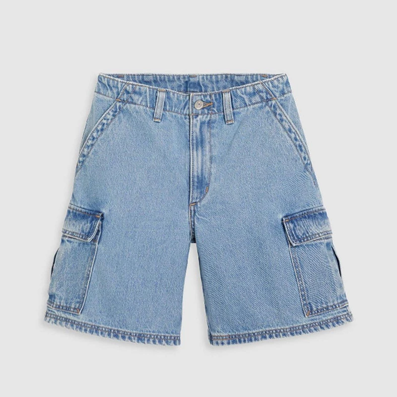 Image of Levis Womens Baggy Cargo Shorts Too Clean female 31 L32