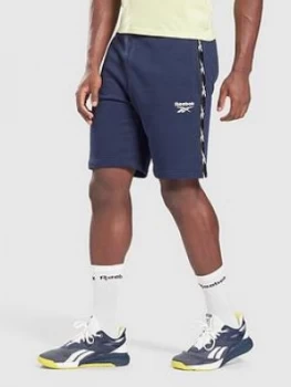 Image of Reebok Essentials Tape Short, Navy, Size L, Men