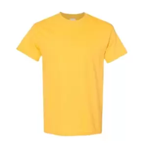 Image of Gildan Mens Heavy Cotton Short Sleeve T-Shirt (Pack Of 5) (L) (Daisy)