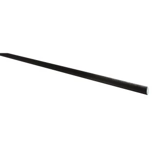Image of Wickes PVCu Black Quadrant 17.5 x 2500mm
