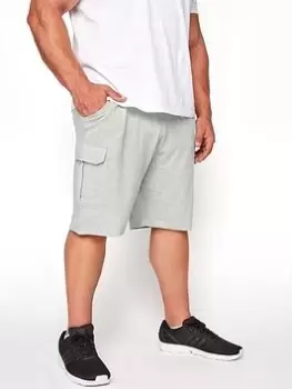 image of BadRhino Essential Jersey Cargo Short - Grey, Size 4XL, Men