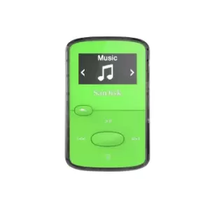 image of SanDisk Clip Jam MP3 player 8GB Green