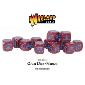 Image of BA Order Dice -Maroon
