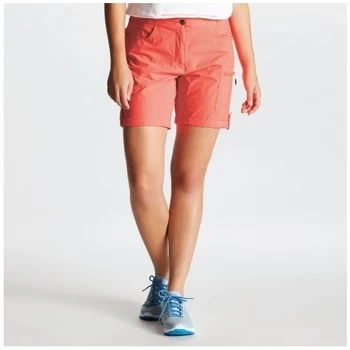 image of Dare 2b MELODIC II Stretch Shorts womens Shorts in Orange - Sizes UK 10,UK 14,UK 18,UK 8,UK 20