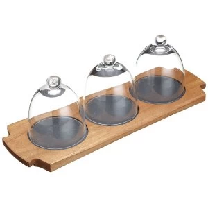 image of Master Class Artesa 3 Dome Serving Set