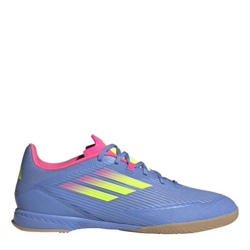 Image of adidas Unisex Adults F50 League Indoor Football Boots Blue/Lucid Lemo unisex 7 (40.7)