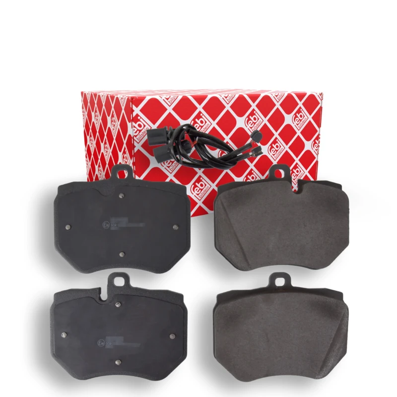 Image of FEBI BILSTEIN 116025 Brake pad set Front Axle, incl. wear warning contact Brake Pad Set,disc brake (402)