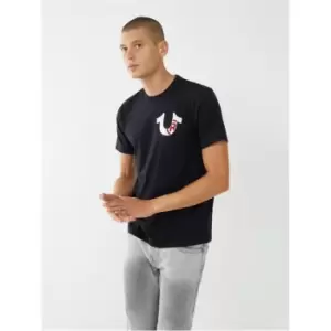 Image of True Religion True Religion Horseshoe T-Shirt Mens - Black