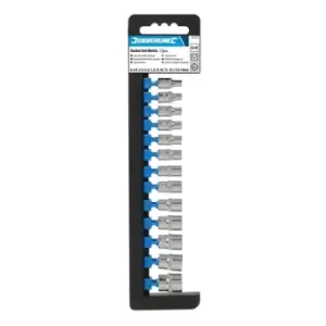 Image of Silverline Socket Set 1/4" Drive Metric 6pt 13pce - 4 - 14mm