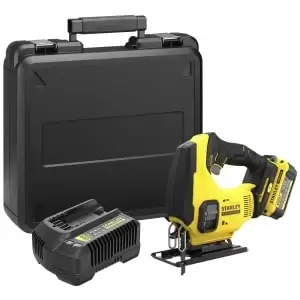 image of Stanley FatMax V20 SFMCS600m1K-GB 18V 1 x 4.0AH Cordless Jigsaw with Kitbox