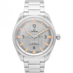 image of Seamaster Railmaster Co-Axial Master Chronometer 40mm Automatic Grey Dial Steel Mens Watch