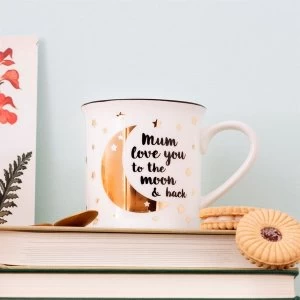 image of Sass & Belle Mum Love You To The Moon And Back Mug