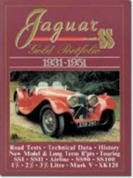 Image of Jaguar and Ss Gold Portfolio 1931-51 by R. M Clarke Paperback
