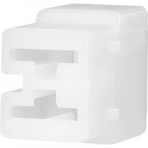 Image of TE Connectivity 180923 Socket enclosure cable FASTIN FASTON Total number of pins 2 Contact spacing 6.35mm