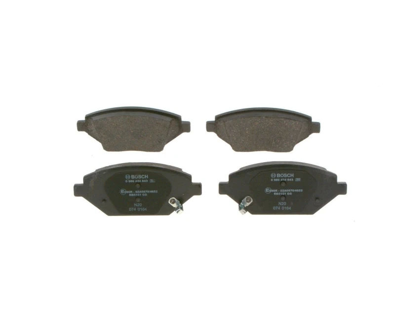 Image of Brake pad set Bosch 0 986 424 843