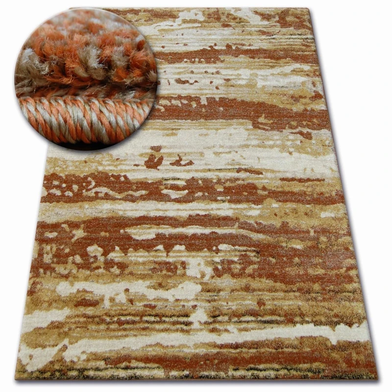 Image of RugsX Shadow Rug in Orange Size: 140cm x 190cm Orange Unisex 140cm x 190 cm