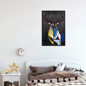 Image of By Geyik Multicolor Decorative Wooden Wall Accessory