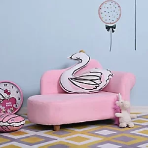 image of Homcom Kids Sofa Pink 490 x 80 mm