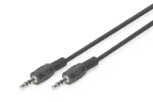 image of Digitus 3.5mm M/M, 2.5 m audio cable Black