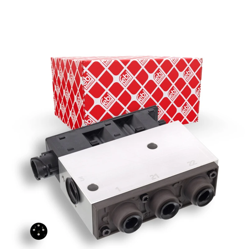 Image of FEBI BILSTEIN 43590 Air Suspension Valve Air Suspension Valve (326)