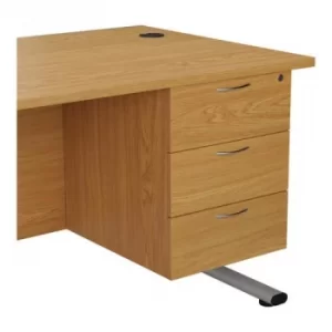 Image of Jemini Nova Oak 3 Drawer Fixed Pedestal TESHP3NO