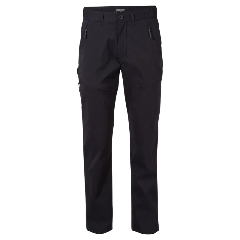 Image of Craghoppers Mens Kiwi Pro Polyamide Walking Trousers 38R - Waist 38' (97cm), Inside Leg 31' Dark Navy CMJ564-3G3-38R