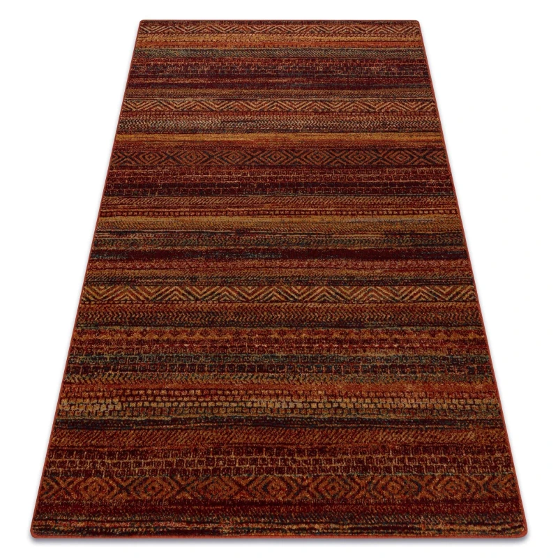 Image of RugsX Wool Omega Rug in Red Size: 100cm x 150cm Red Unisex 100cm x 150 cm