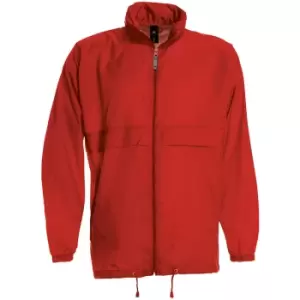 Image of B&C Sirocco Mens Lightweight Jacket / Mens Outer Jackets (S) (Red)