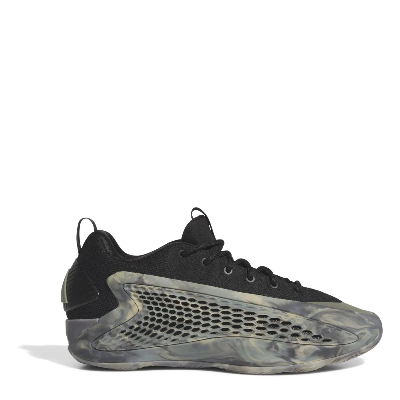 Image of adidas Anthony Edwards 1 Basketball Shoes Mens Silver/Black male 7 (40.7)