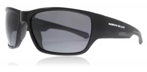 image of North Beach Walleye Sunglasses Black Polarised 62mm