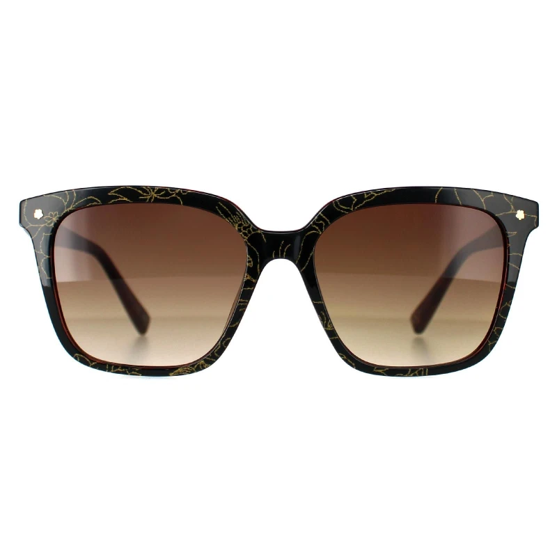 Image of Ted Baker Square Double Champagne Demi Brown Gradient TB1676 Ramona Brown