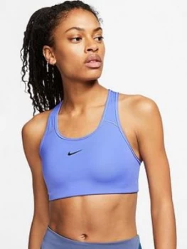 Image of Nike Medium Support Swoosh Padded Sports Bra - Lilac