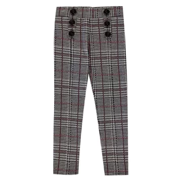 image of Firetrap Ponte Trousers Junior Girls - Checked