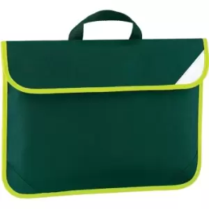 image of Quadra Enhanced-Vis Book Bag - 4 Litres (One Size) (Bottle Green)